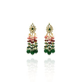 Kanika Green Kundan lac Necklace Set - The Pashm